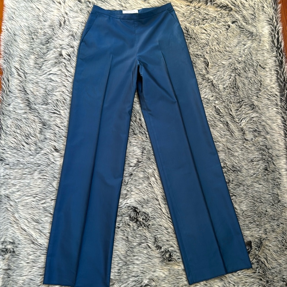 MaxMara Blue Straight Leg Pants